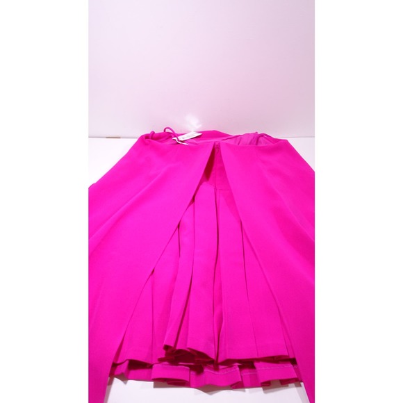Copied - LBV Women's Pink Pleated Wing Mini Dress Sz 2 NWT 498 - Picture 11 of 12